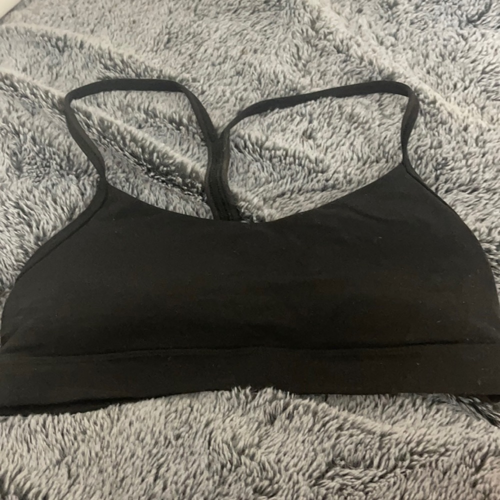 Lululemon size 8 Black Sports Bra